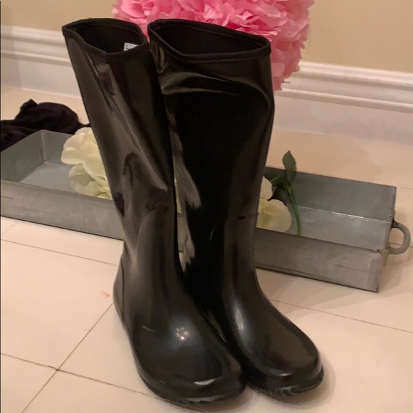 Black rain boots Size 6 brand new - Picture 5 of 5